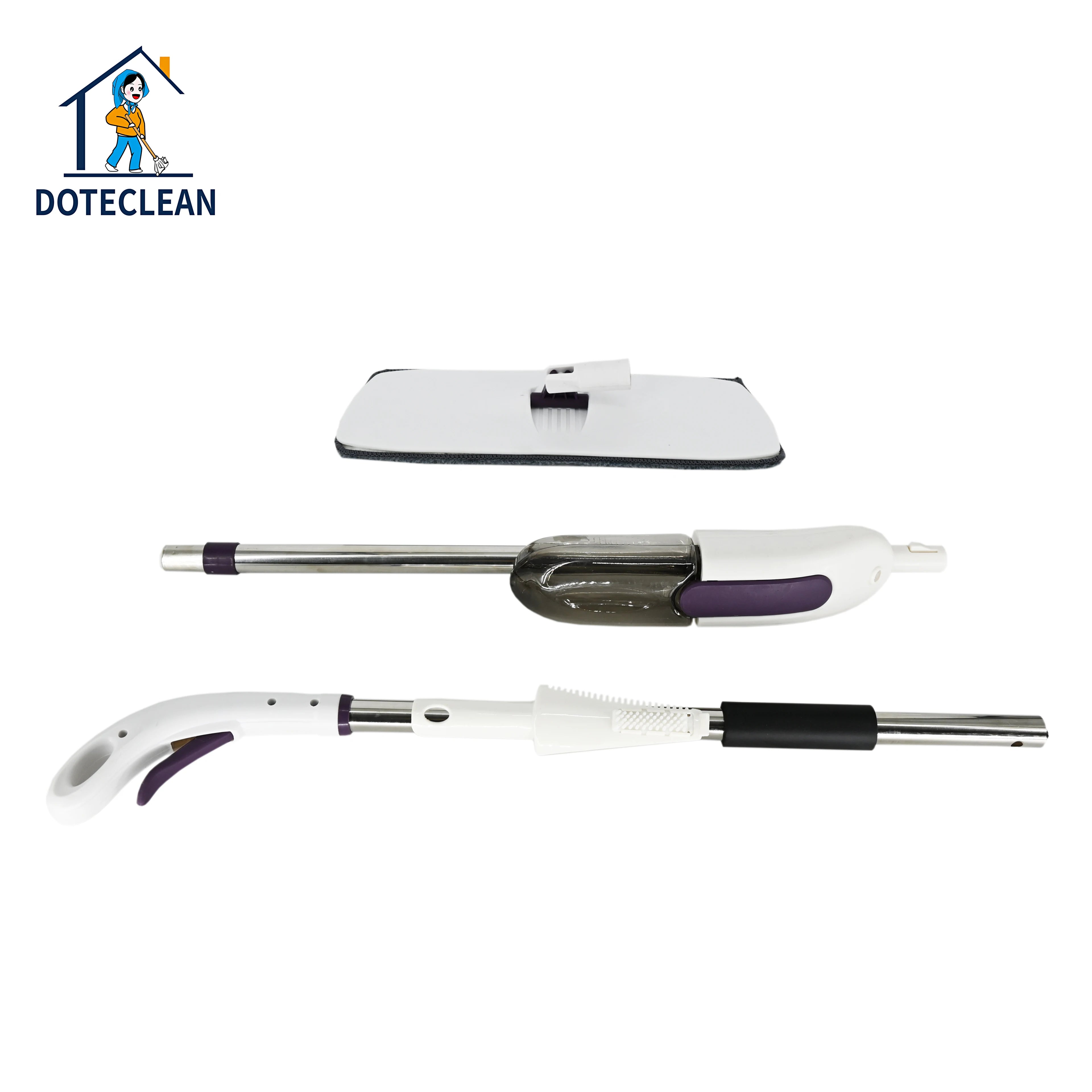 2024 Best Selling Water Spray Mop with Microfiber Cloth for Floor Window House Kitchen Cleaning with 360 Rotary Head