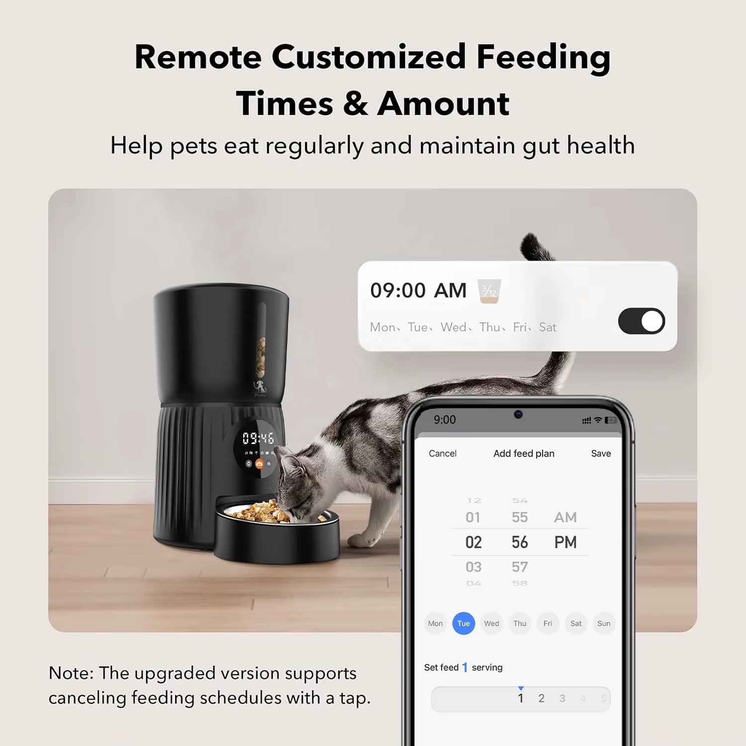 Tuya Video Wifi App Control Dog Dispenser Auto Smart Remote Connected 4L Pet Food Bowl with Camera Automatic Cat Feeder
