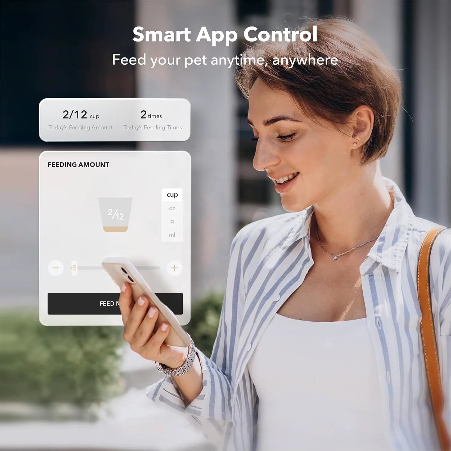 Tuya Video Wifi App Control Dog Dispenser Auto Smart Remote Connected 4L Pet Food Bowl with Camera Automatic Cat Feeder