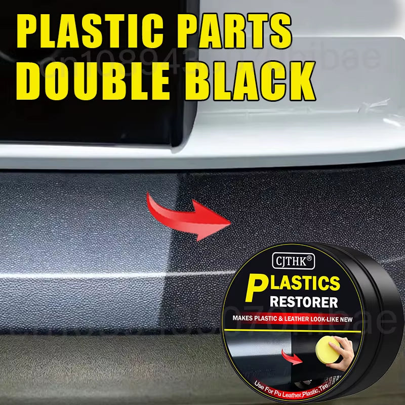 Car Plastic Restorer Back to Black Gloss Car Cleaning Products Plastic Leather Restore Auto Polish and Repair Coating Renovator